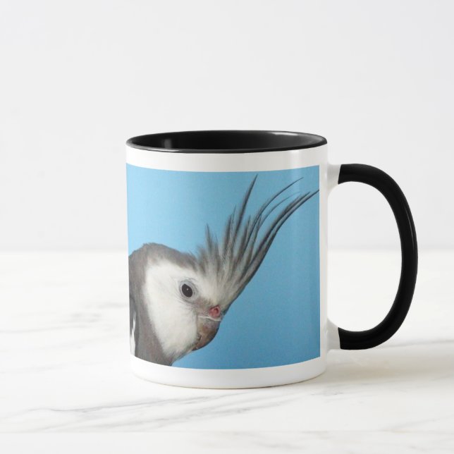 Mug Cockatiel masculin de Whiteface (Droite)