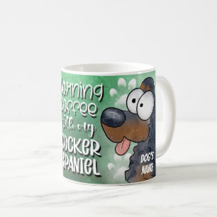 Mug Cocker à dessin animé Chien Espagnol Pet de café M
