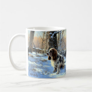 Mug Cocker Spaniel Laissez tomber la neige Noël