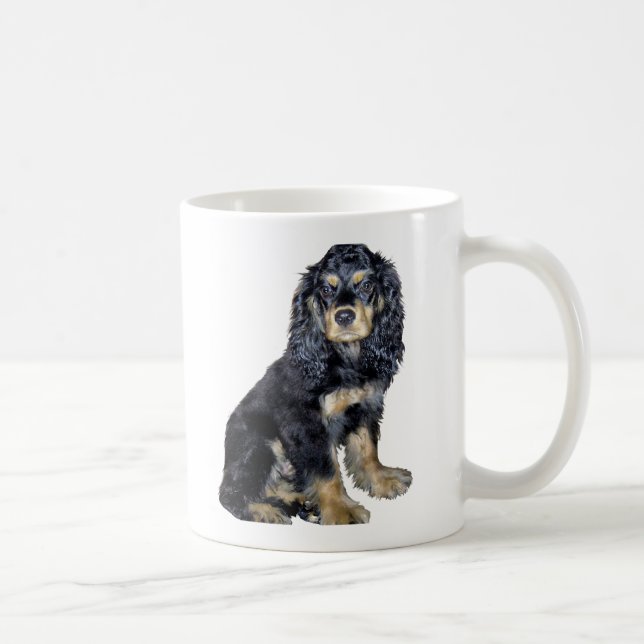 Mug Cocker Spaniel (noir et bronzé) (Droite)