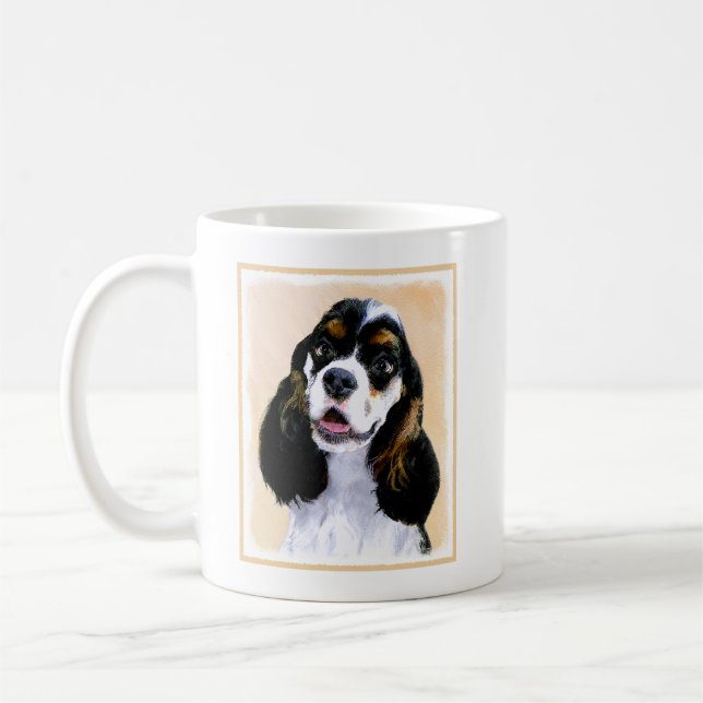 Mug Cocker Spaniel (Parti) Peinture - Art Chien origin (Gauche)