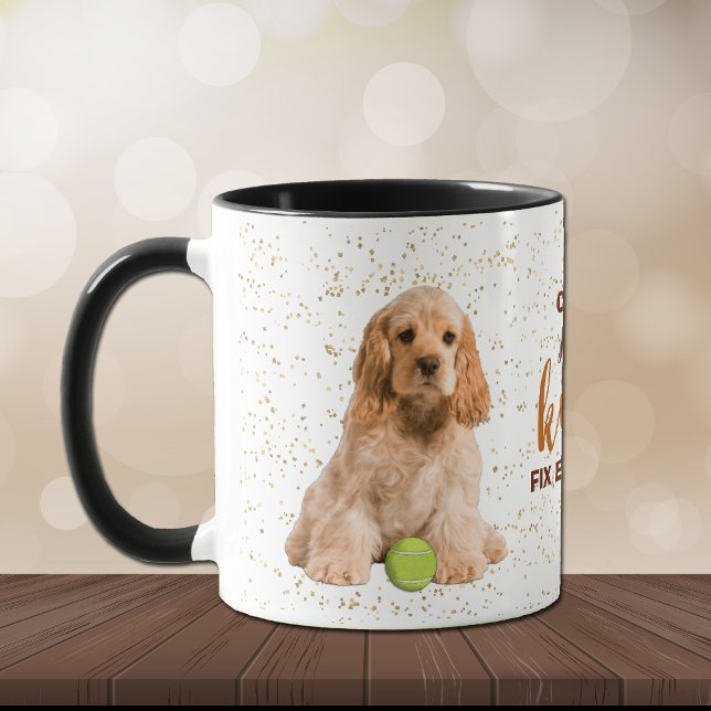 Mug Cocker Spaniel Puppy Kisses Fixer tout (Créateur téléchargé)