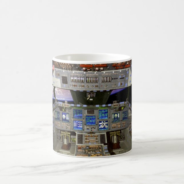 MUG COCKPIT DE NAVETTE SPATIALE AMÉRICAINE 1981-2011 (Centre)