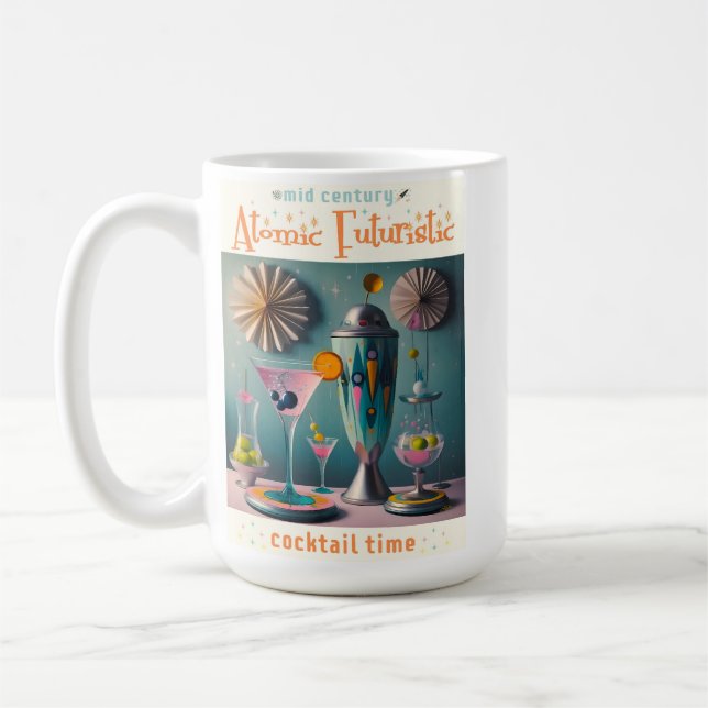 Mug Cocktail atomique futuriste du milieu du siècle (Gauche)