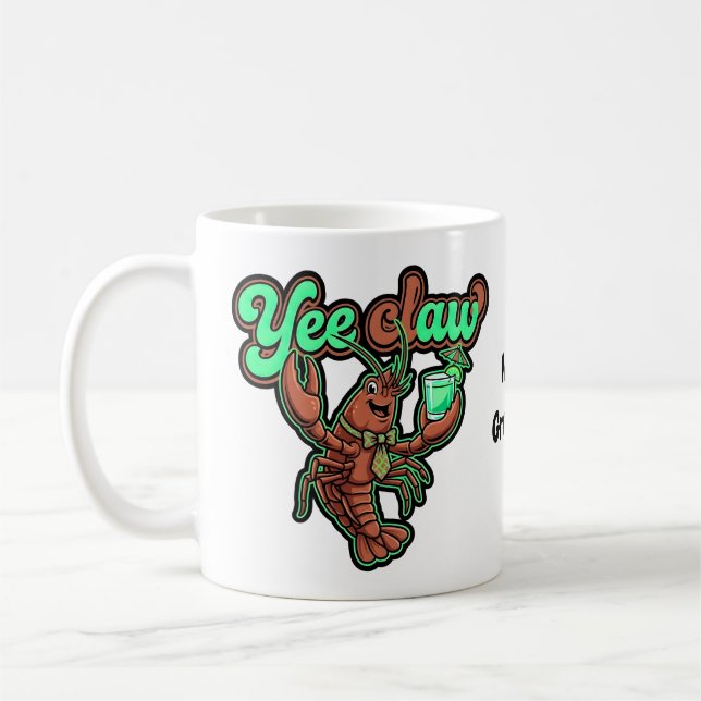 Mug Cocktail côtier rétro Yee Claw aux écrevisses (Gauche)