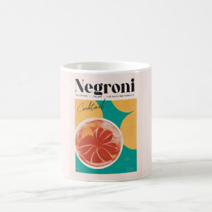 Mug Cocktail Tropical Pink Negroni Retro