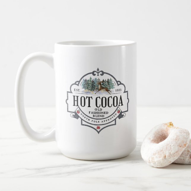 Mug Coco chaud de Noël (Avec donut)
