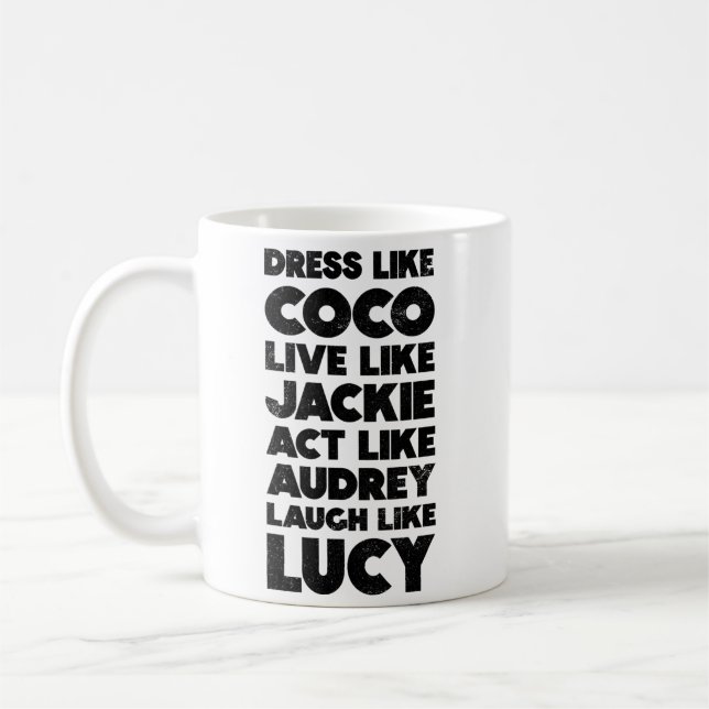 Mug Coco Jackie Audrey Lucky (Gauche)