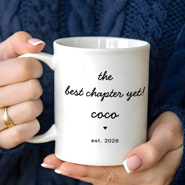 Mug Coco Personnalisé Meilleur Chapitre Jusqu'À Pr (Créateur téléchargé)