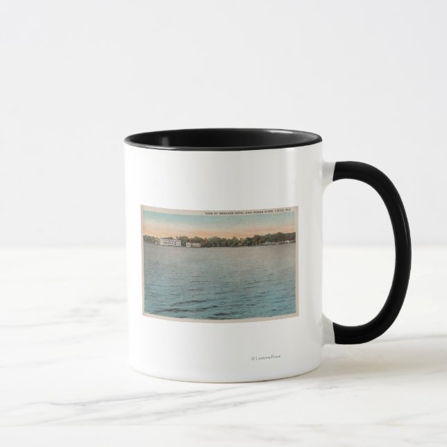 Mug Cocoa, Floride - Vue sur Brevard Hotel & Indian (Droite)