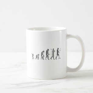 Mug CODE BARRE ÉVOLUTION Modèle de code-barres Darwin