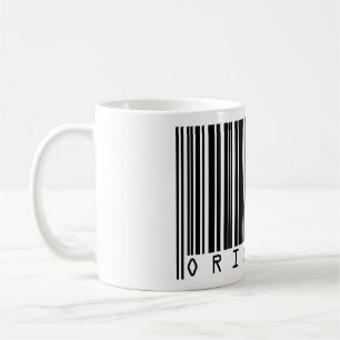 Mug Code-barres de conception de texte ORIGINAL