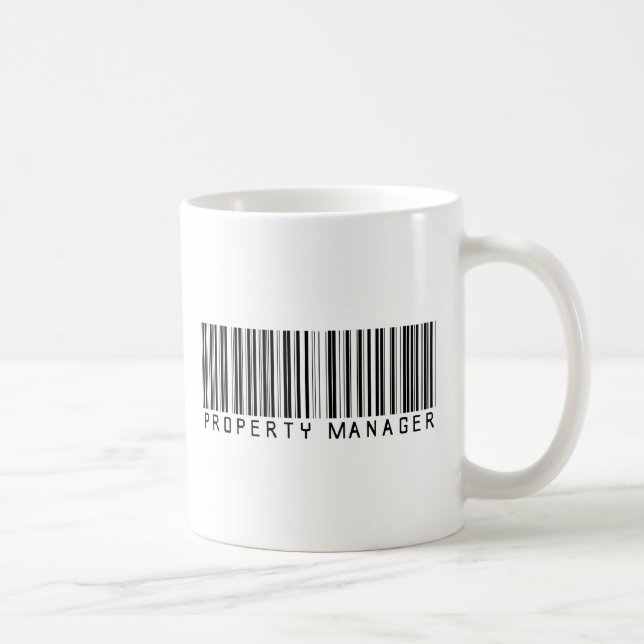 Mug Code barres de gestionnaire immobilier (Droite)