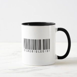 Mug Code barres de microbiologiste