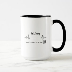 Mug Code de chanson de Soundwave personnalisé Mug-Voix