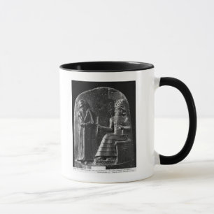 Mug Code de Hammurabi, dessus du stele