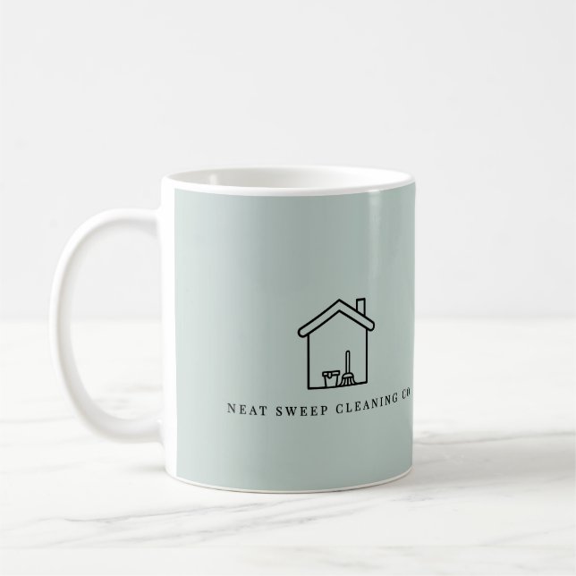 Mug Code QR de contact pour logo d'entreprise de netto (Gauche)