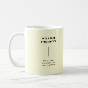 Mug Code QR Or Minimaliste Design d'image de marque Él