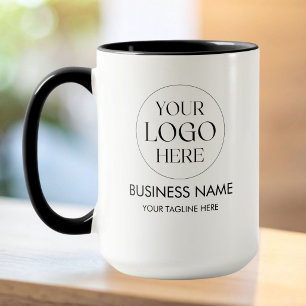 Mug Code QR personnalisé avec logo d'entreprise pour p