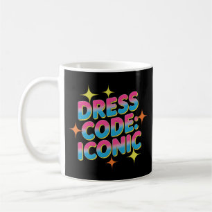 Mug Code vestimentaire : Iconic Vibrant Retro