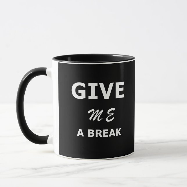 Mug Coder Coding HTML Donnez-moi un break Programmer (Gauche)