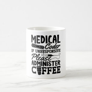 Mug Coder Médicale Café Assistant ICD Coding Cadeau
