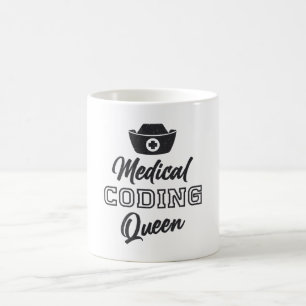 Mug Coder Médicale Queen Coding ICD Programmer Cadeau