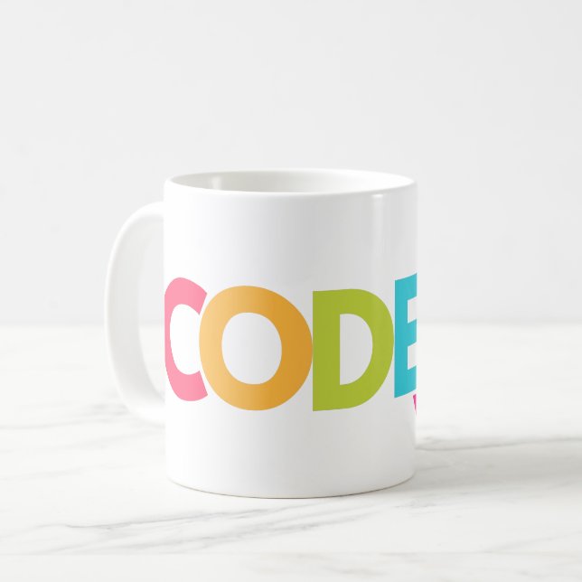 MUG CODER V 2.0 - GEEK DÉVELOPPEUR (Devant gauche)