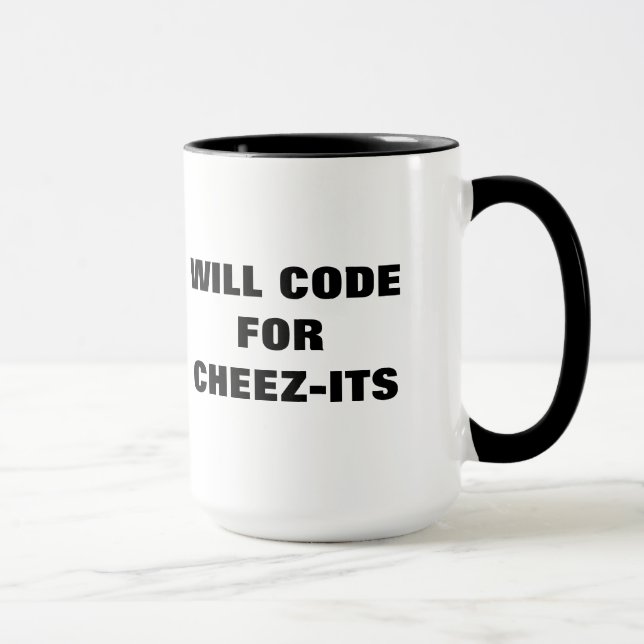 MUG CODERA POUR CHEEZ-ITS (Droite)