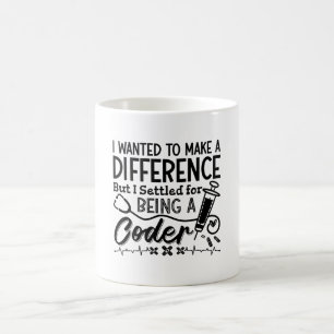 Mug Codeur Médicale Étant Un Codage De Programmateur I