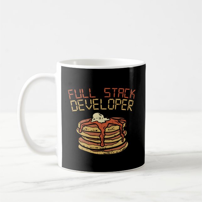 Mug Codeur programmeur développeur de pile complète (Gauche)