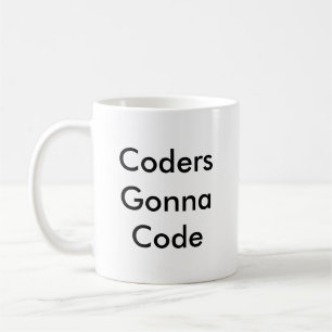 Mug Codeurs de cadeau drôle de codeur 'allant à Code