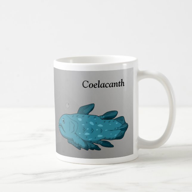 Mug Coélacanthe de dessin animé (Droite)