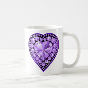 Mug Coeur Amethyst Gem