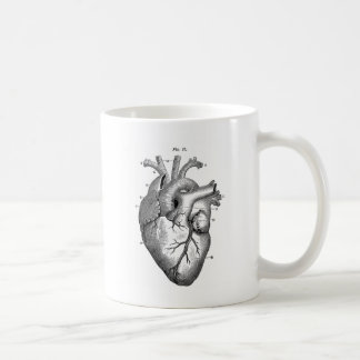 Mug Coeur anatomique noir