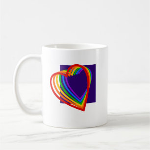 Mug Coeur arc-en-ciel