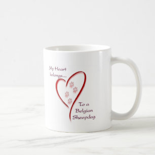 Mug Coeur berger belge