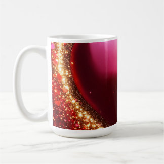 Mug Coeur brillant parties scintillant arrière - plan