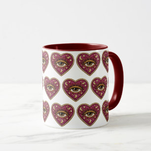 Mug Cœur Brodé