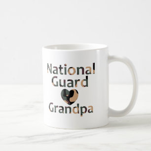 Mug Coeur Camo de grand-papa de garde nationale