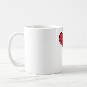 Mug Coeur cassé Lollipop Candy Rouge