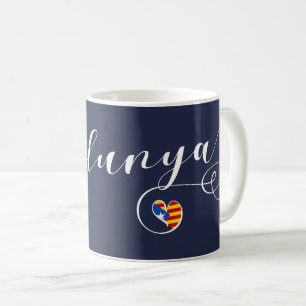 Mug Coeur Catalunya Mug, Catalogne Estelada