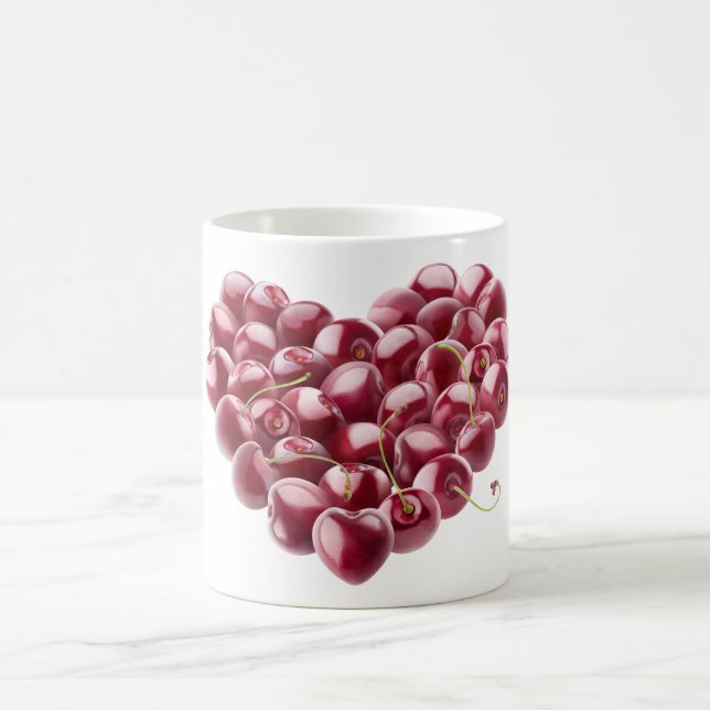 Mug Coeur cerise (Centre)