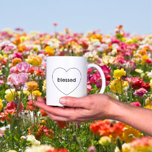 Mug Cœur Chrétien Simplement Bénis