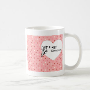 Mug Coeur croustillant rose pastel Valentine
