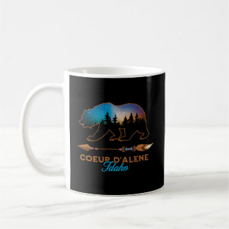 Mug Coeur D'Alene Idaho Ours Starry Night Travel