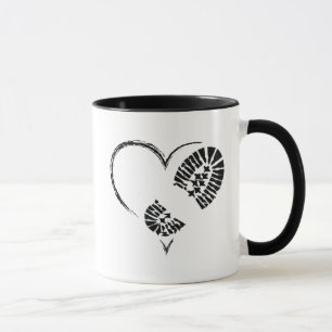 Mug coeur d'amorce