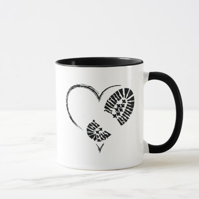 Mug coeur d'amorce (Droite)
