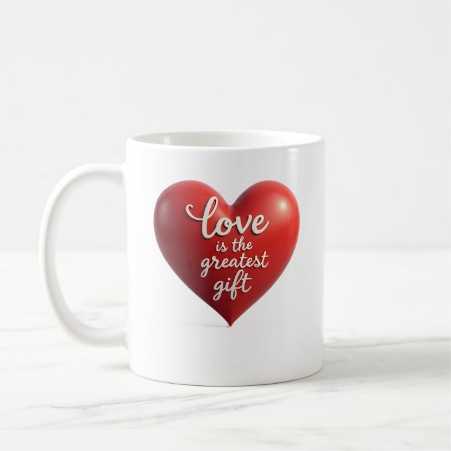 mug coeur d'amour (Gauche)