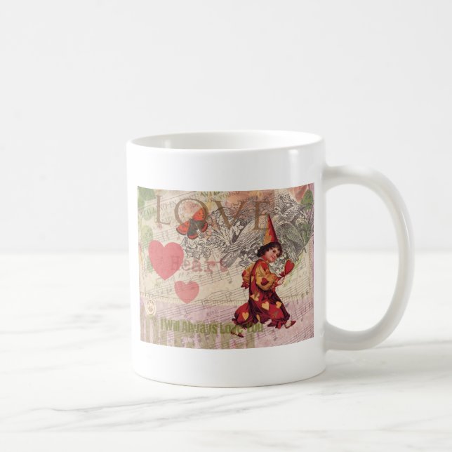 Mug Cœur d'amour Chérubin de la Saint-Valentin (Droite)